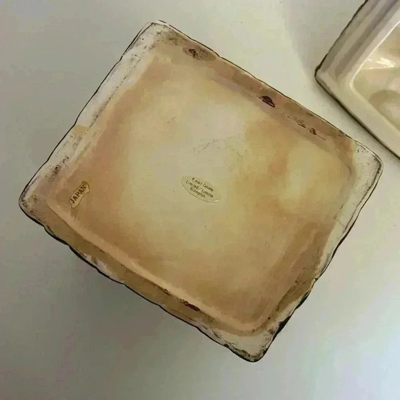 Vintage 70s made in Japan for K  Mart fairytale cottage ceramic cookie jar - Picture 3 of 11